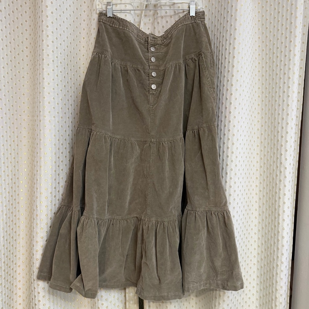 Free people Dreamweaver Cord Maxi Skirt